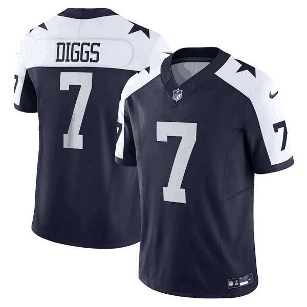 Men & Women & Youth Dallas Cowboys #7 Trevon Diggs Navy Thanksgiving 2023 F.U.S.E. Limited Stitched Football Jersey->dallas cowboys->NFL Jersey